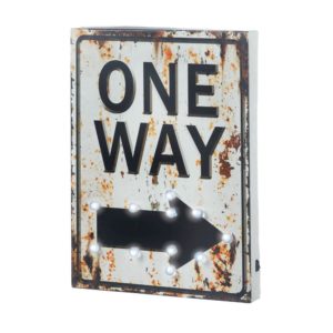 LIGHT-UP ONE WAY SIGN (1)